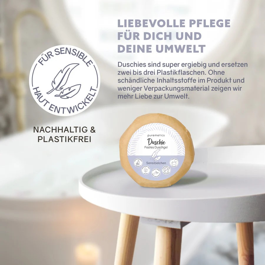 Duschie Sensibelchen – milde Reinigung, 60 g