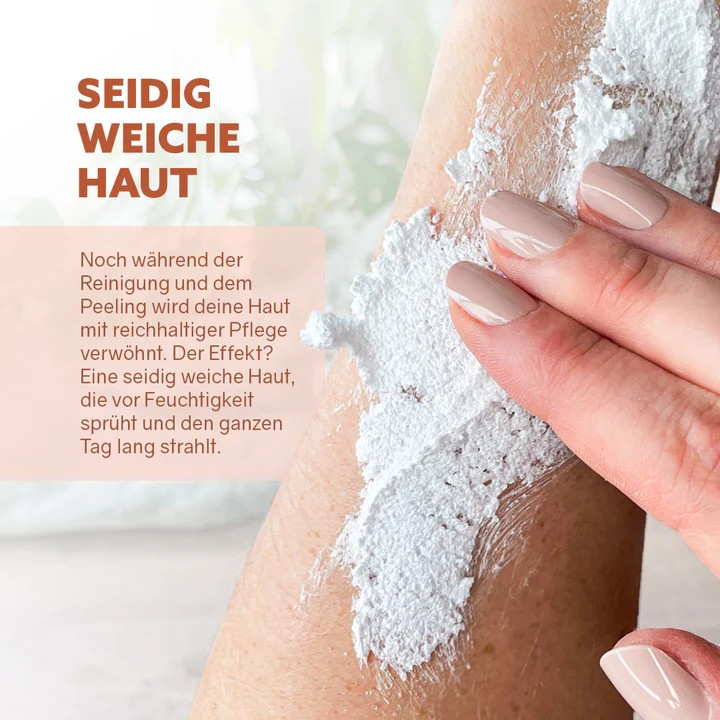 3in1 Dusch-Fluff Mandelmilch – cremige Pflege, 250 g