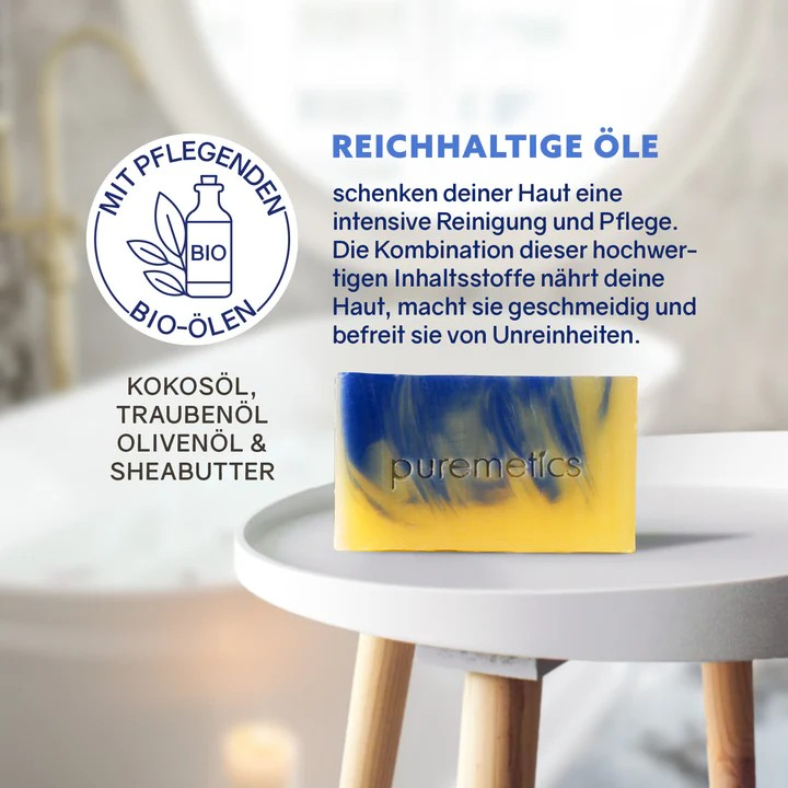 Mediterranean Facial Soap - natural care for fresh skin. 75.00 g