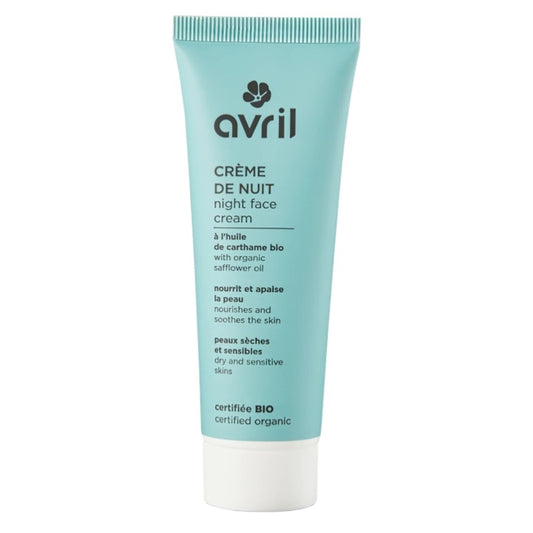  Bio Nachtcreme – Für trockene und empfindliche Haut, 50 ml