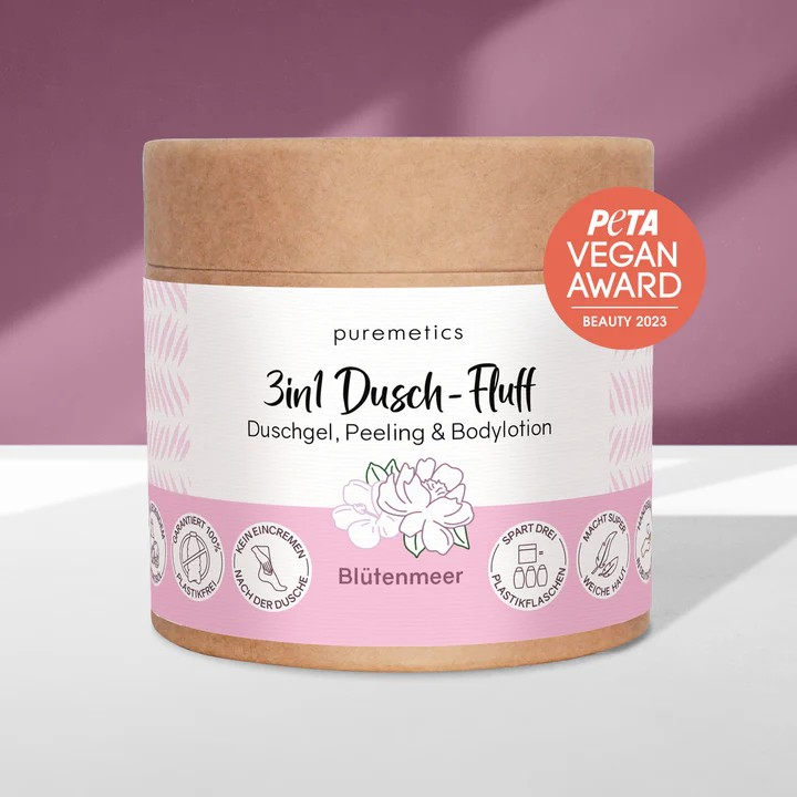 3in1 Dusch-Fluff Blütenmeer – florale Pflege, 250 g