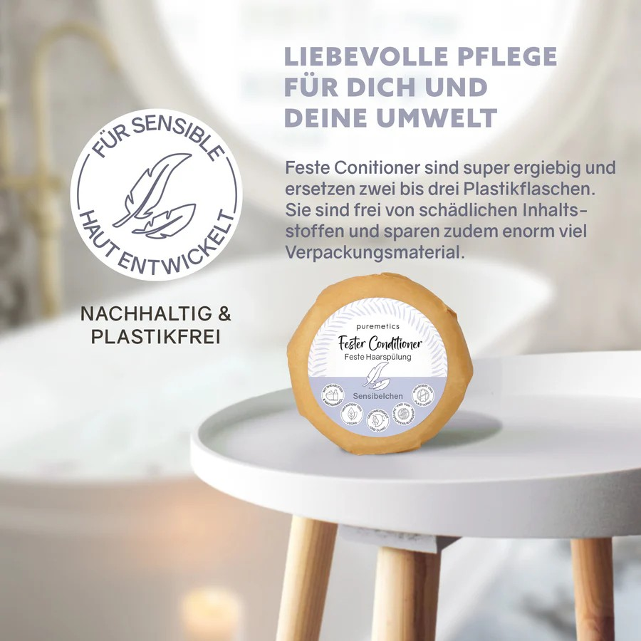 Fester Conditioner Sensibelchen – milde Haarpflege, 50 g