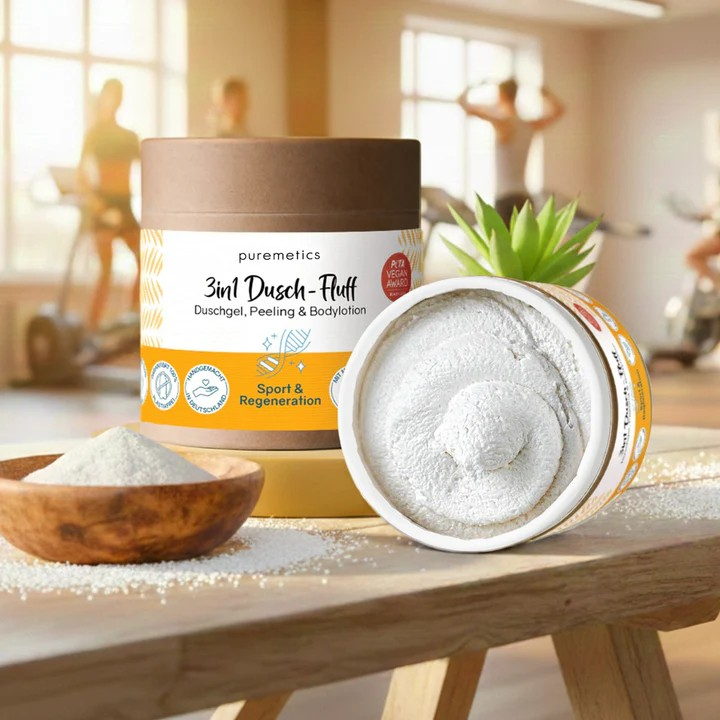 3in1 Dusch-Fluff Sport Regeneration – belebende Pflege, 250 g