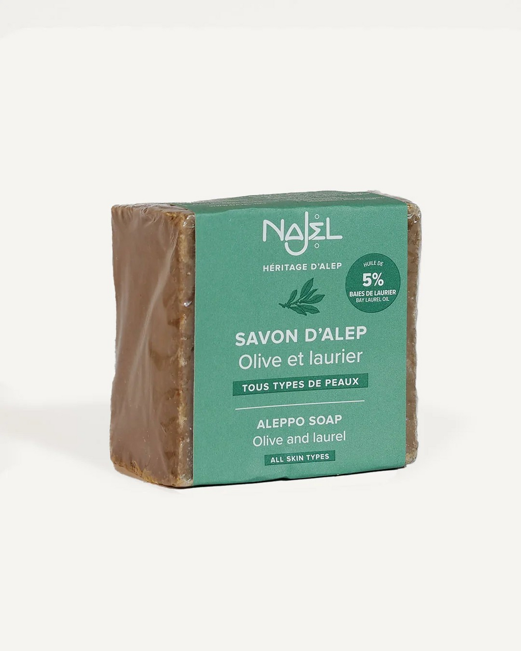 Aleppo Seife 5% Lorbeeröl, 190 g