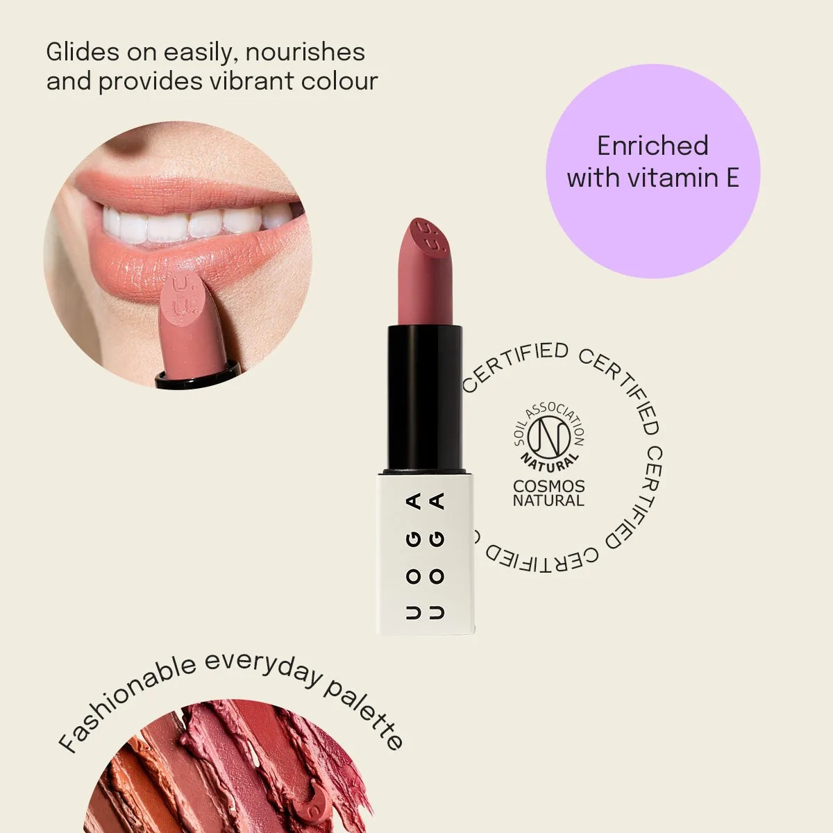 Nourishing Sheer Lipstick – Natürlich, Pflegend & Vegan, 4 g