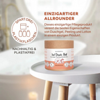 3in1 Dusch-Fluff Mandelmilch – cremige Pflege, 250 g