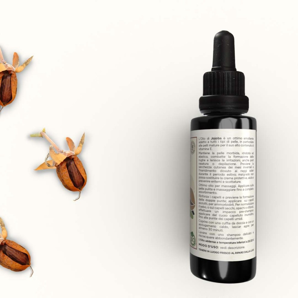 Organic Cold-Pressed Jojoba Oil, 50 ml
