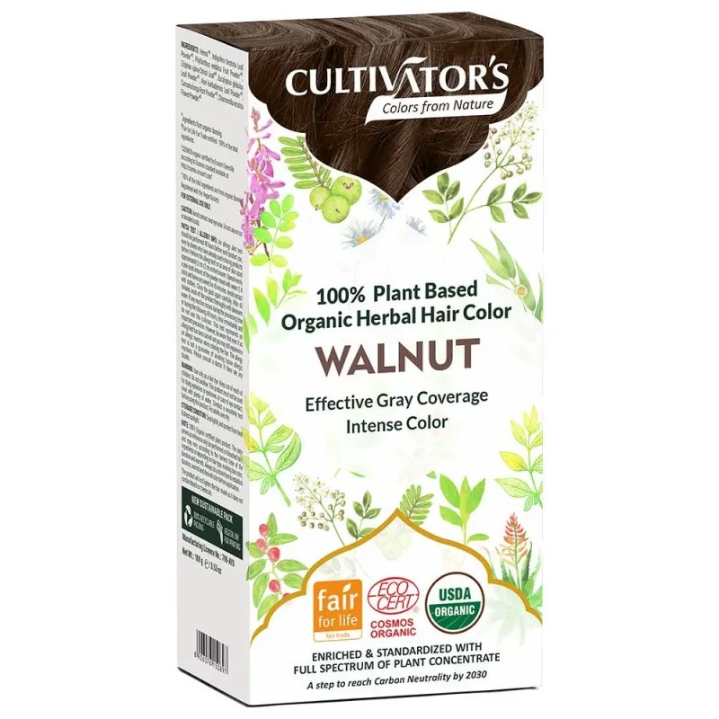 Bio Pflanzenhaarfarbe Walnuss, 100 g