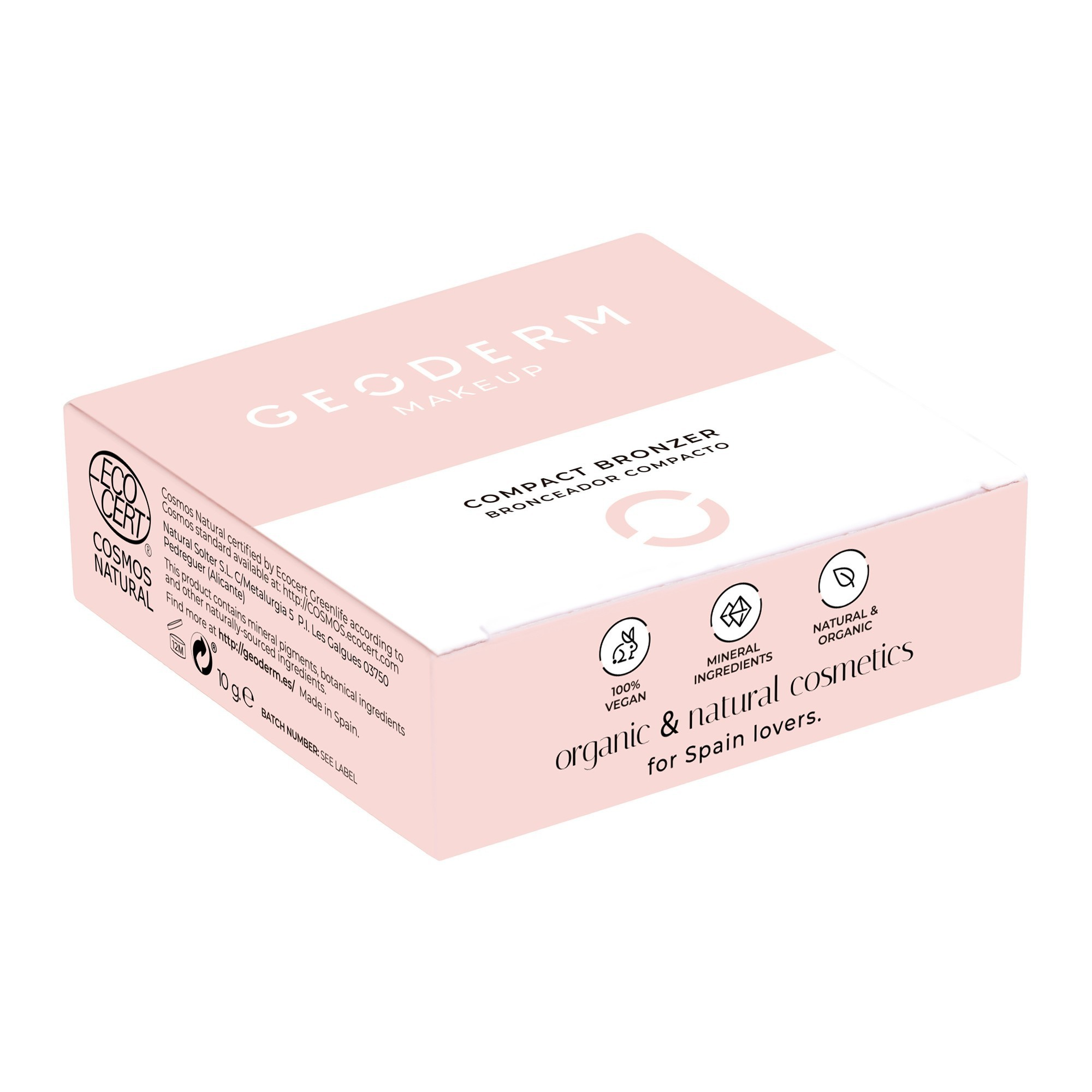 Compact Bronzer Powder – Natürlicher, veganer Bronzer für strahlende Haut, 10 g