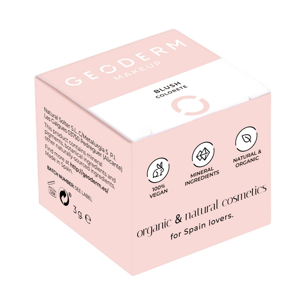 Intense Rose Powder Blush – Natürlicher, veganer Puderrouge, 3 g