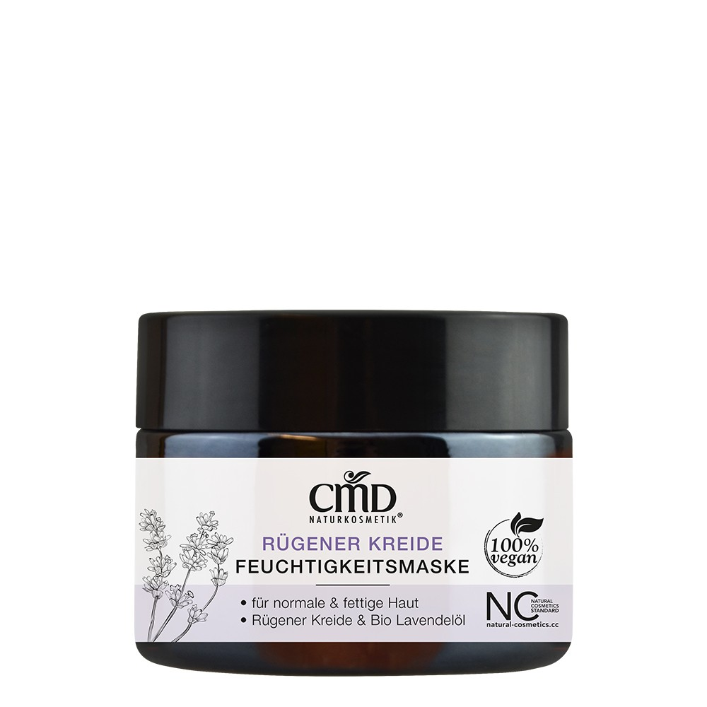 Feuchtigkeitsmaske mit Rügener Kreide – intensive Feuchtigkeitspflege, 50 ml