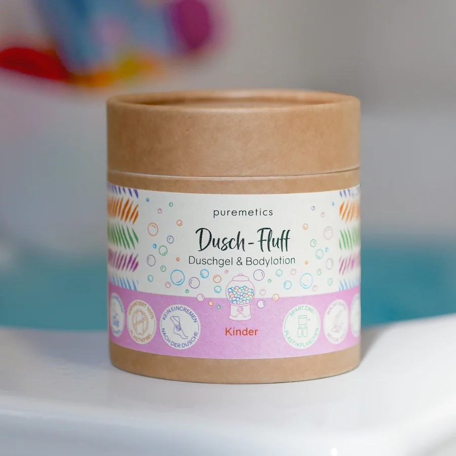 Dusch-Fluff Kinder – sanfte Pflege, 200 g
