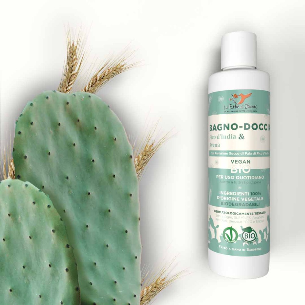 Duschgel mit Kaktusfeigenblatt & Hafer, 150 ml